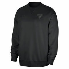 Nike New York Knicks Authentic Standard Issue Travel Dri-FIT Sweatshirt Black