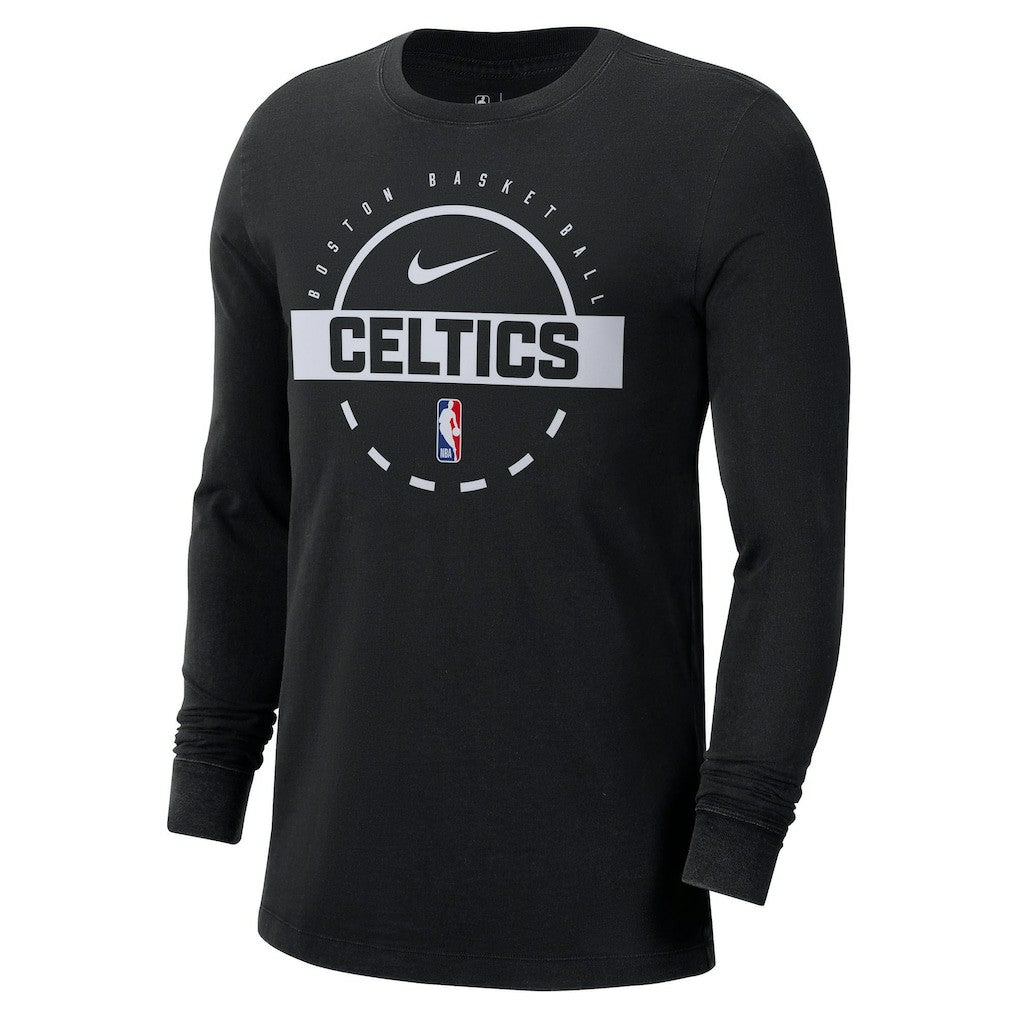 Nike Boston Celtics Authentic Long Sleeve Practice T-Shirt Black