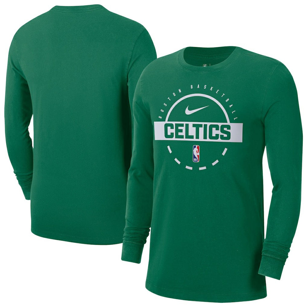 Nike Boston Celtics Authentic Long Sleeve Practice T-Shirt Kelly Green