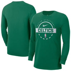 Nike Boston Celtics Authentic Long Sleeve Practice T-Shirt Kelly Green