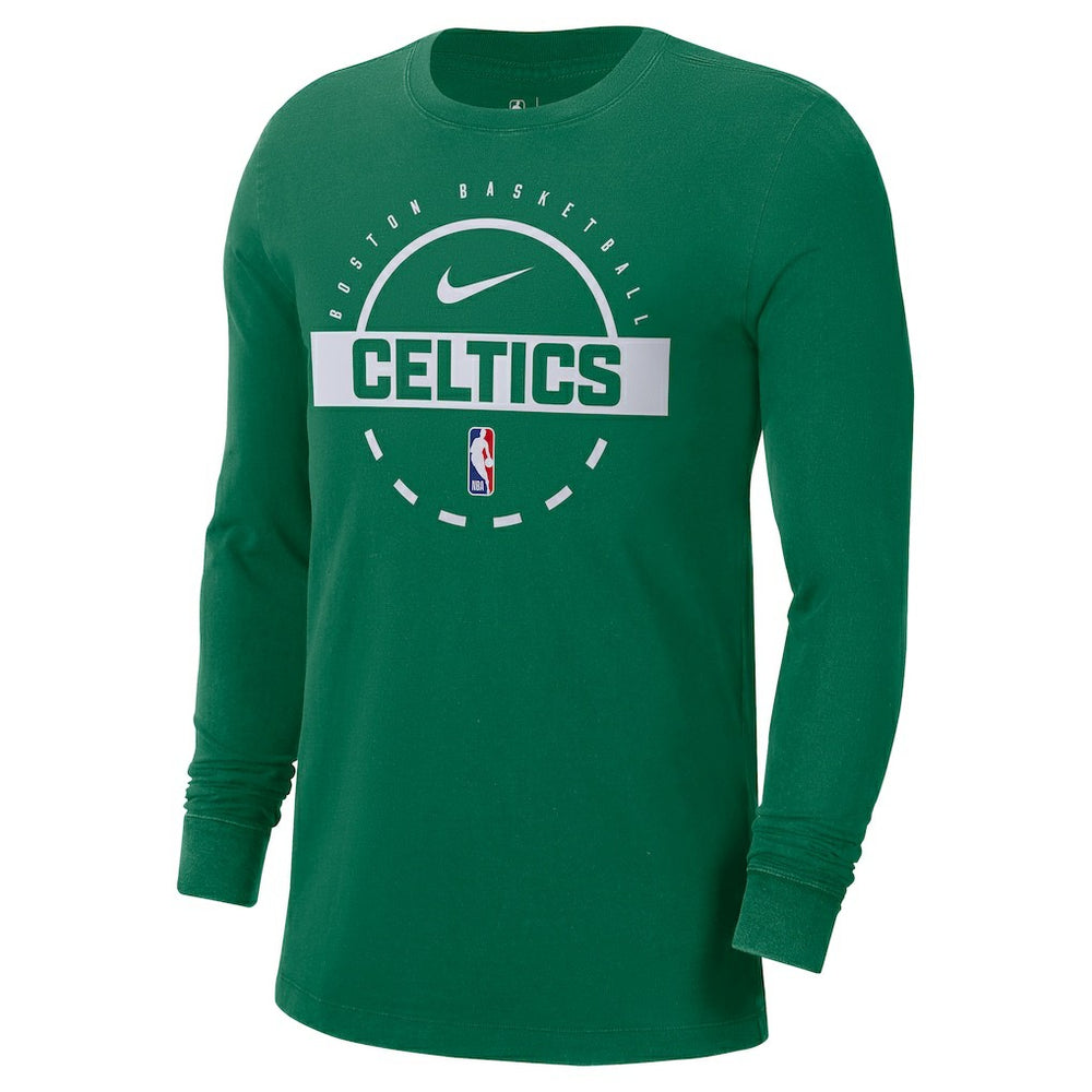 Nike Boston Celtics Authentic Long Sleeve Practice T-Shirt Kelly Green