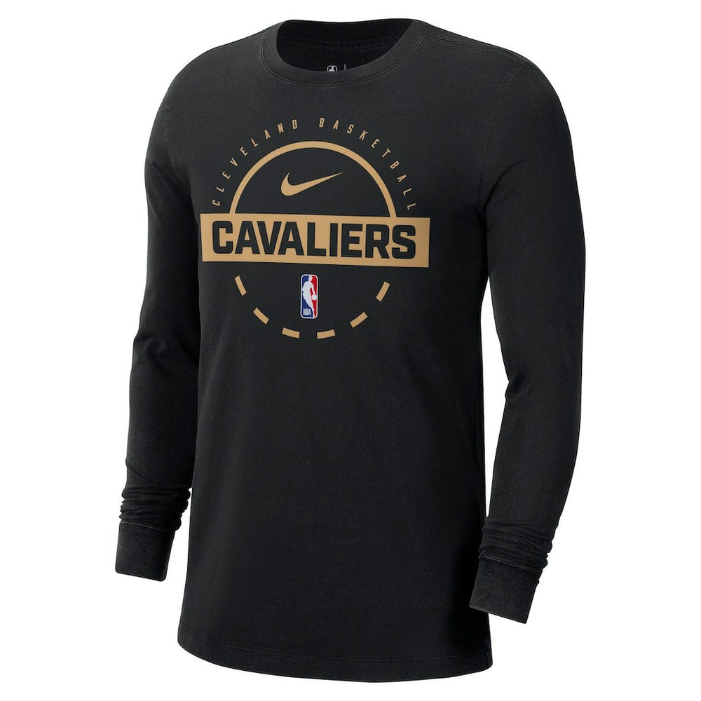 Nike Cleveland Cavaliers Authentic Long Sleeve Practice T-Shirt Black