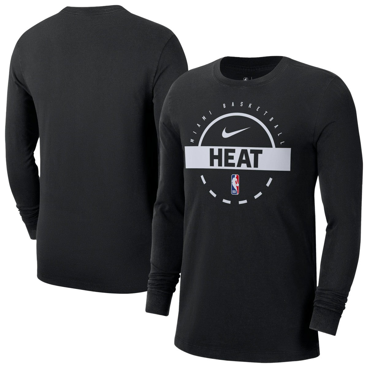 Nike Miami Heat Authentic Long Sleeve Practice T-Shirt Black