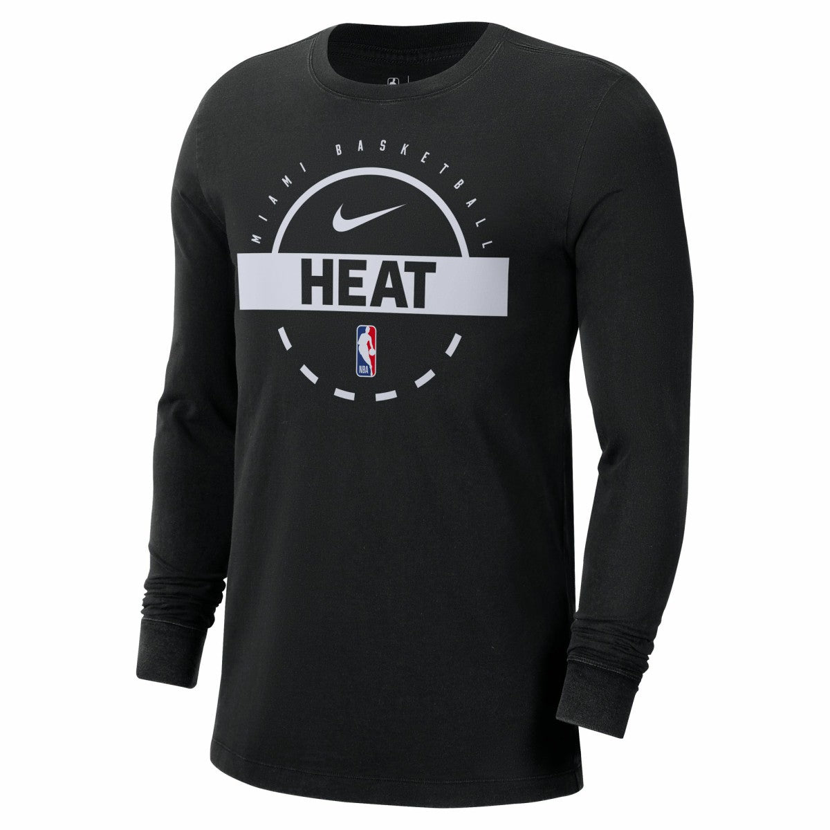 Nike Miami Heat Authentic Long Sleeve Practice T-Shirt Black