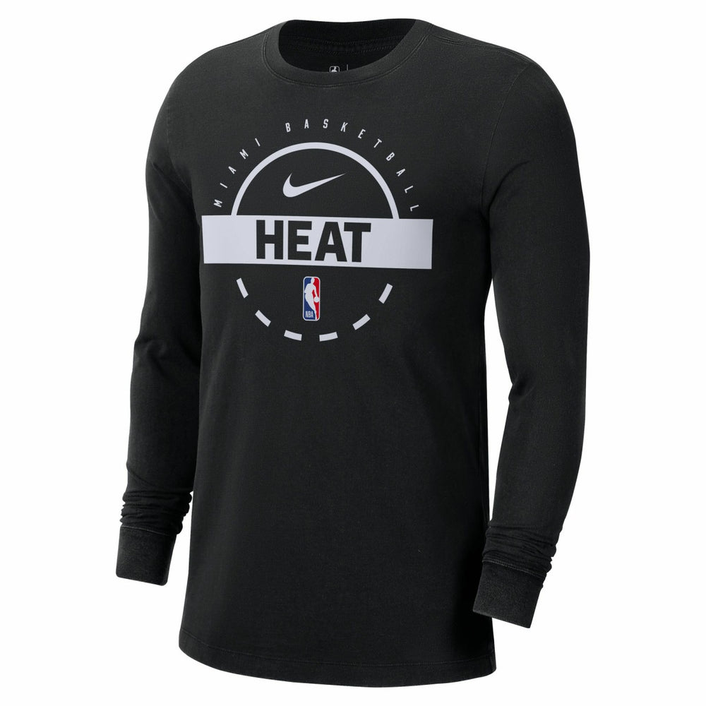 Nike Miami Heat Authentic Long Sleeve Practice T-Shirt Black