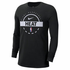 Nike Miami Heat Authentic Long Sleeve Practice T-Shirt Black