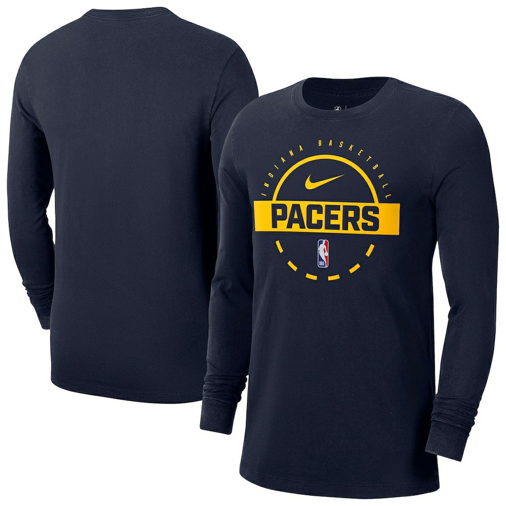 Nike Indiana Pacers Authentic Long Sleeve Practice T-Shirt Navy