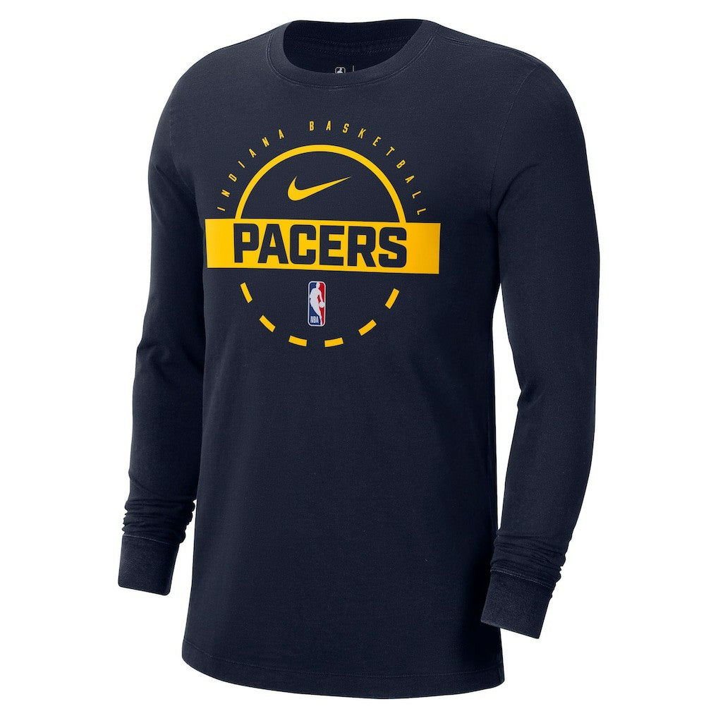 Nike Indiana Pacers Authentic Long Sleeve Practice T-Shirt Navy