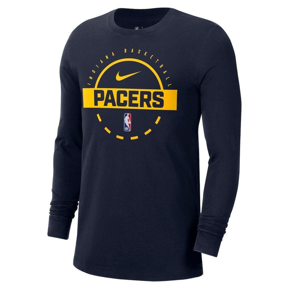 Nike Indiana Pacers Authentic Long Sleeve Practice T-Shirt Navy