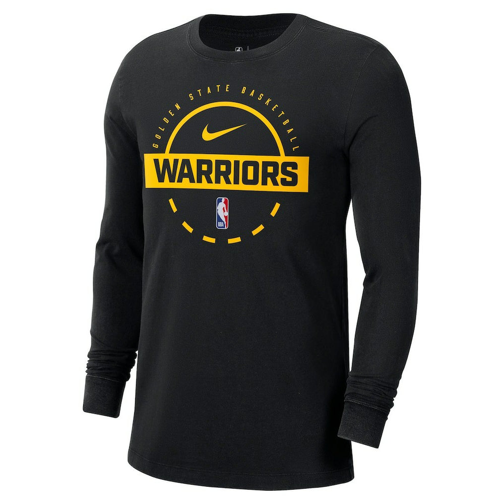 Nike Golden State Warriors Authentic Long Sleeve Practice T-Shirt Black
