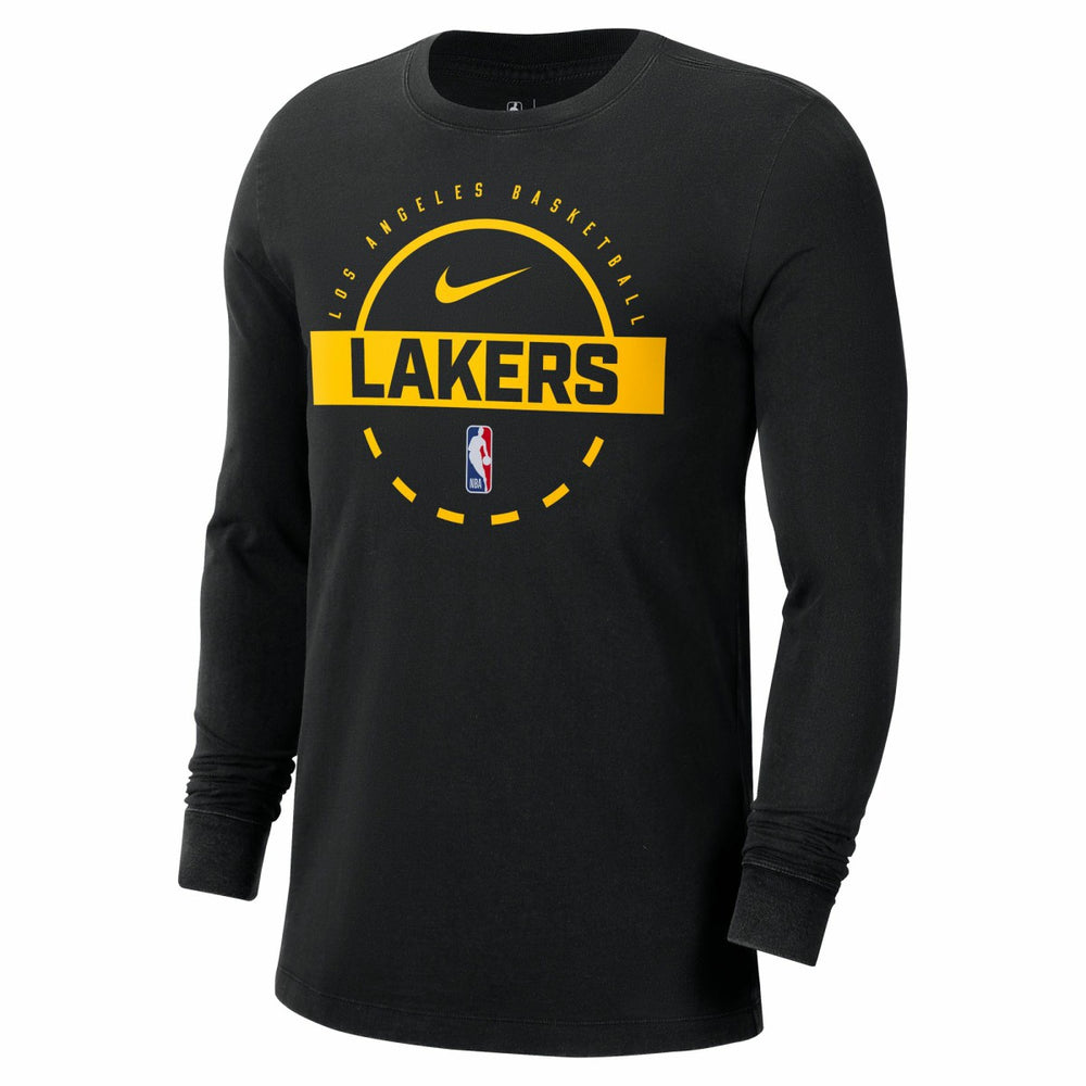 Nike Los Angeles Lakers Authentic Long Sleeve Practice T-Shirt Black