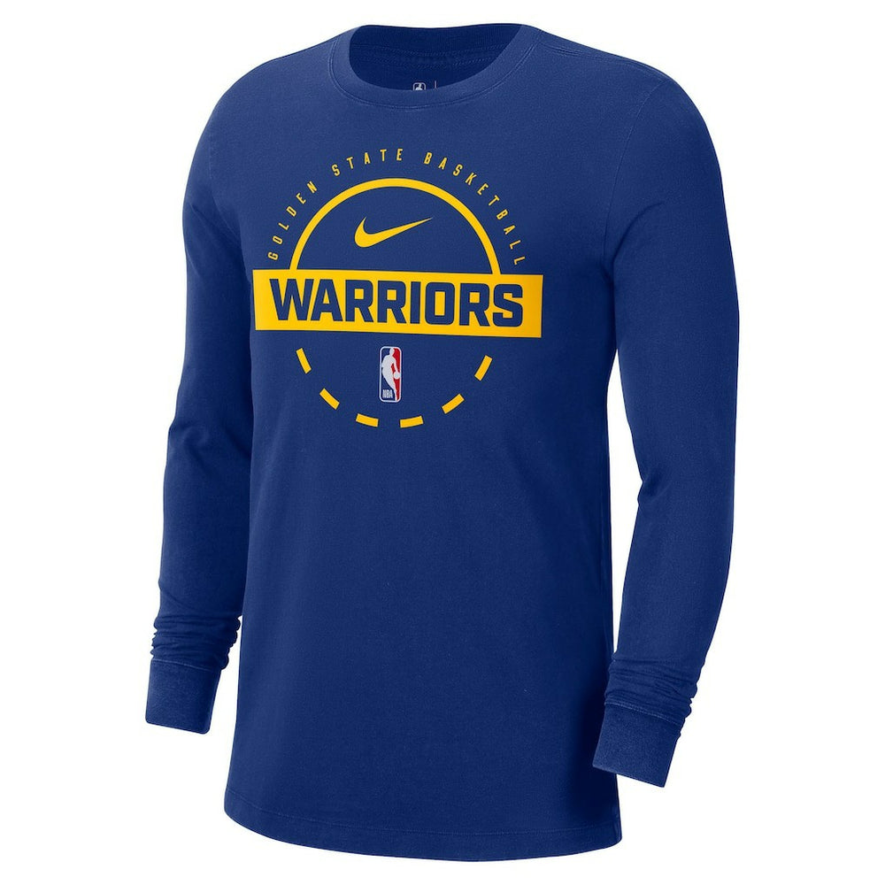 Nike Golden State Warriors Authentic Long Sleeve Practice T-Shirt Royal