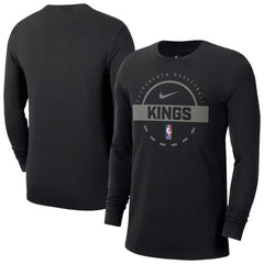 Nike Sacramento Kings Authentic Long Sleeve Practice T-Shirt Black