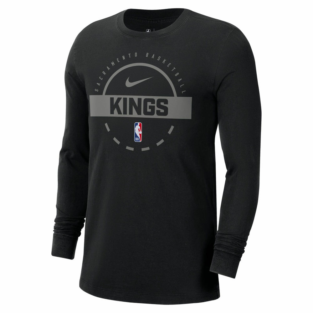 Nike Sacramento Kings Authentic Long Sleeve Practice T-Shirt Black