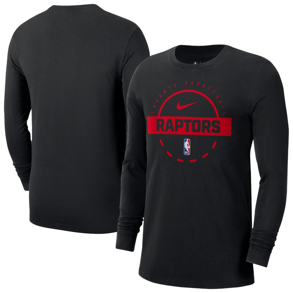 Nike Toronto Raptors Authentic Long Sleeve Practice T-Shirt Black
