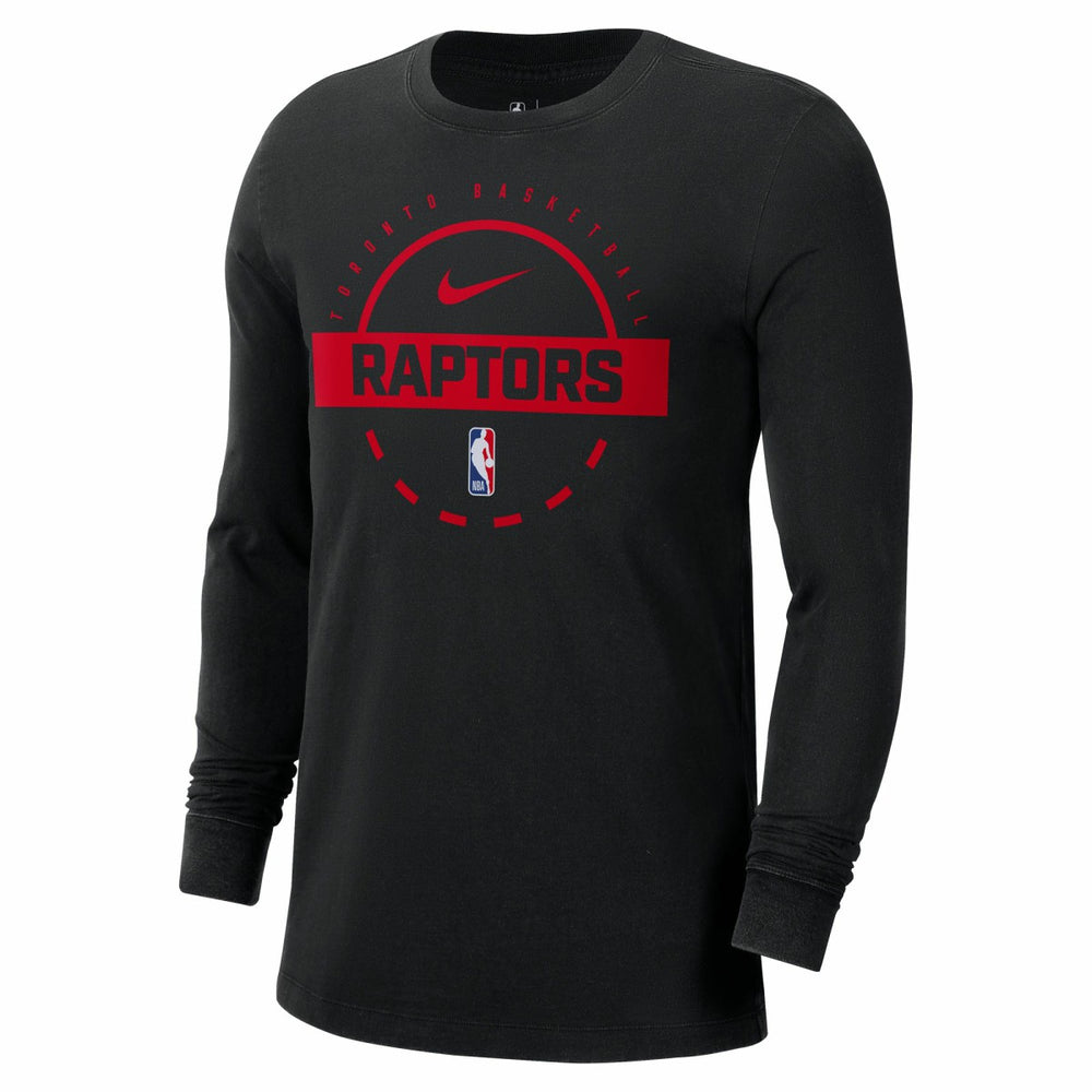Nike Toronto Raptors Authentic Long Sleeve Practice T-Shirt Black