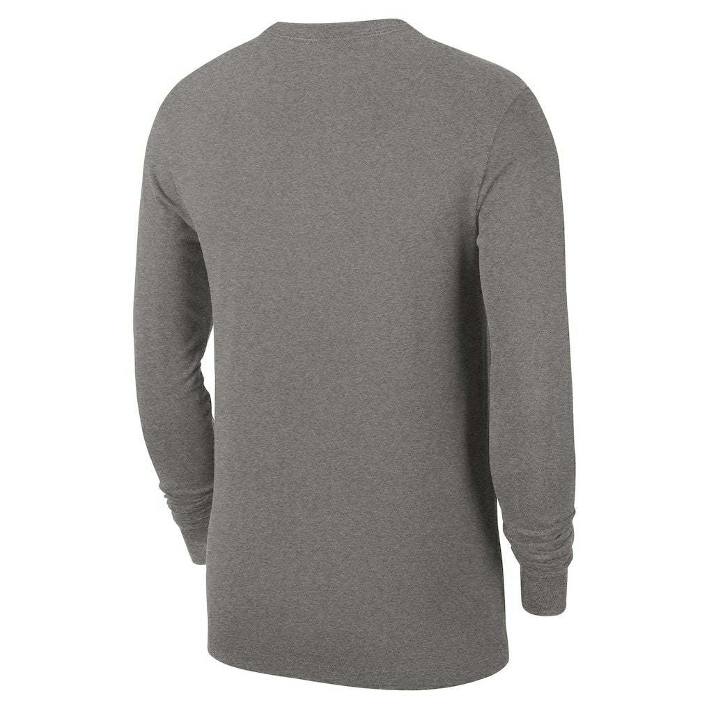 Nike Philadelphia 76ers Authentic Long Sleeve Practice T-Shirt Charcoal