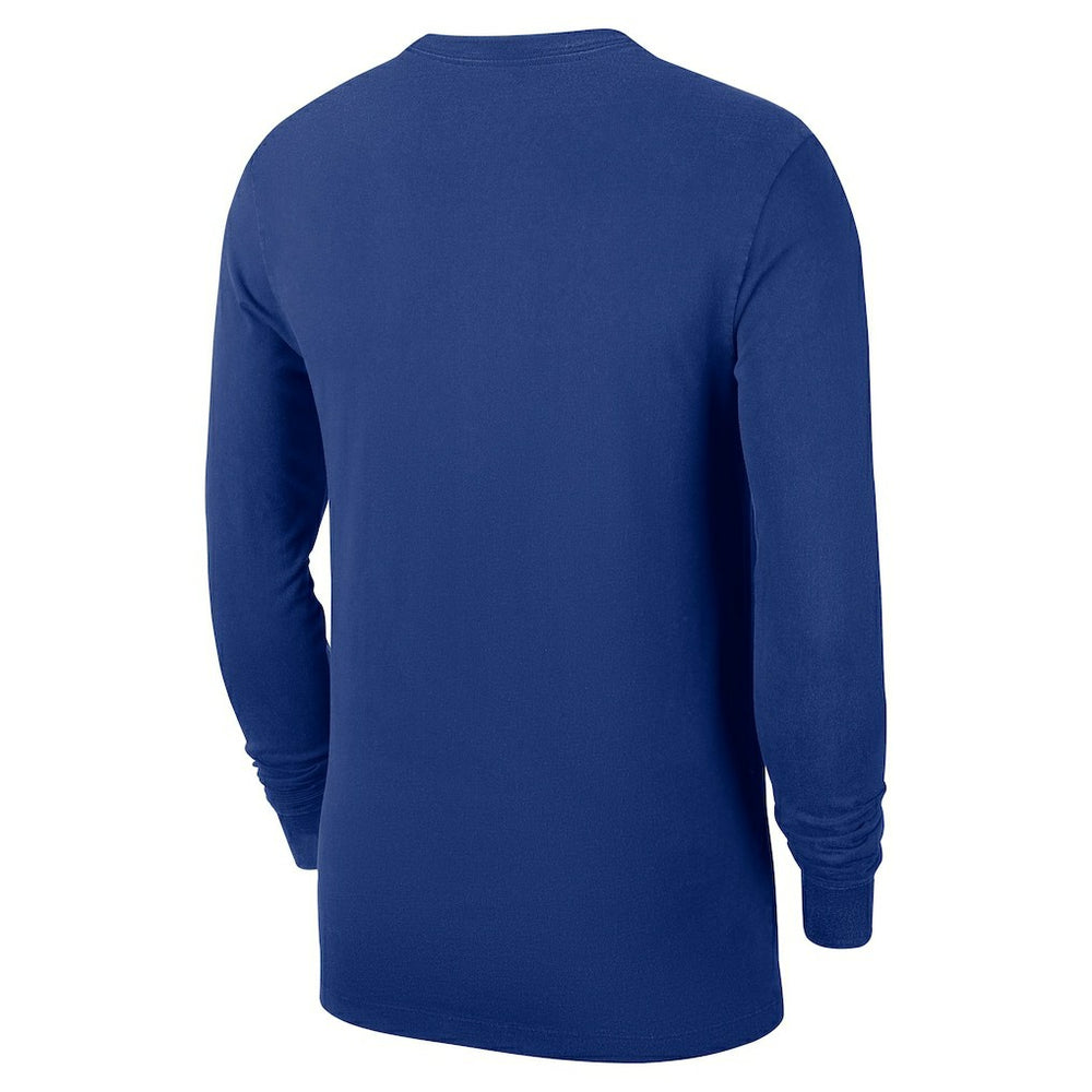 Nike New York Knicks Authentic Long Sleeve Practice T-Shirt Blue