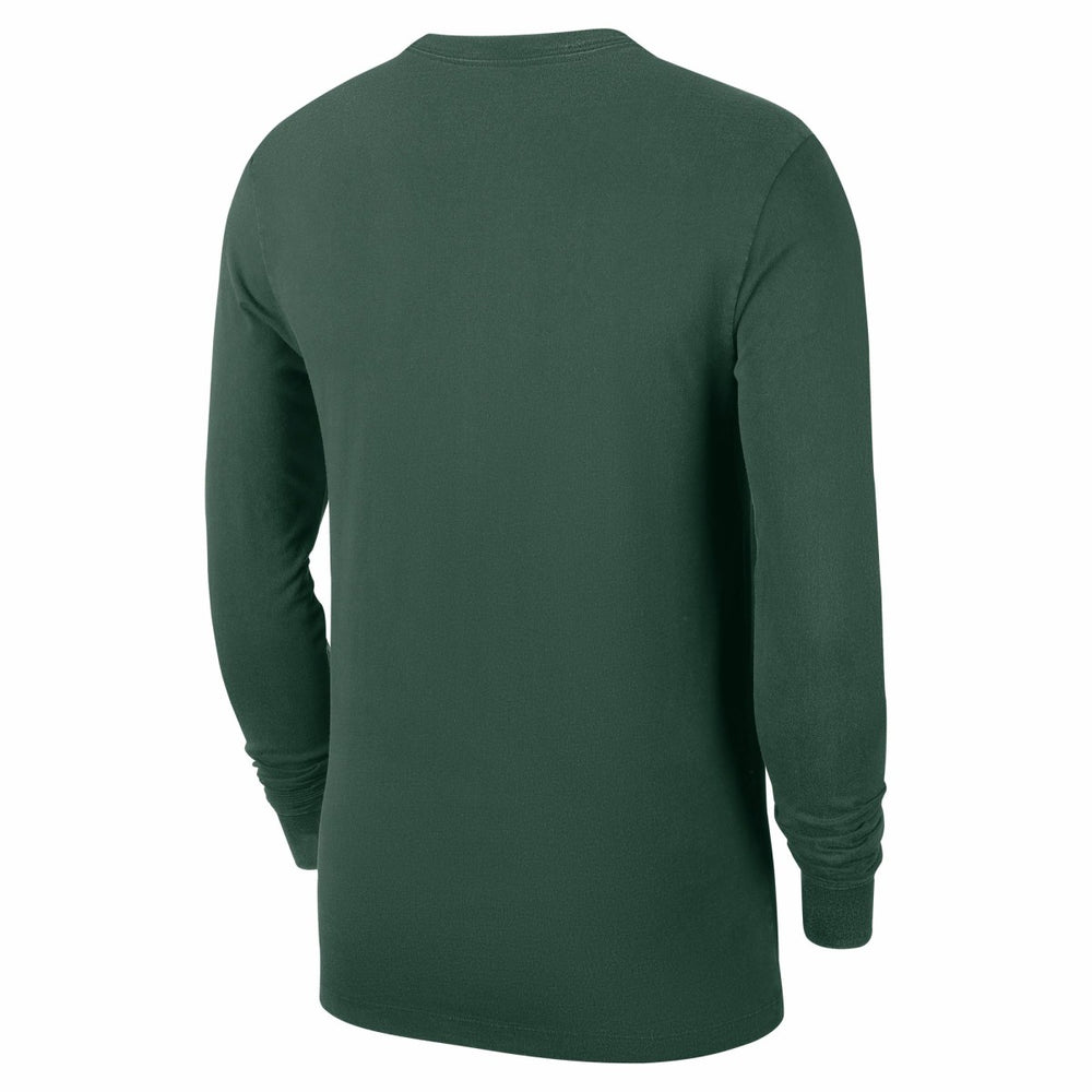 Nike Milwaukee Bucks Authentic Long Sleeve Practice T-Shirt Hunter Green
