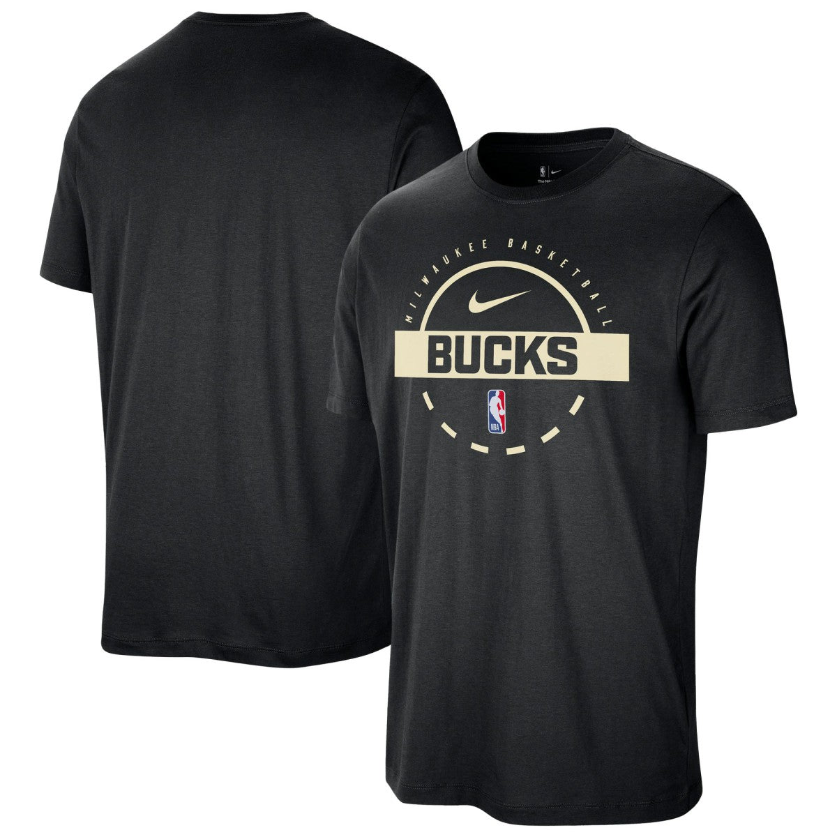 Nike Milwaukee Bucks Authentic Practice T-Shirt Black