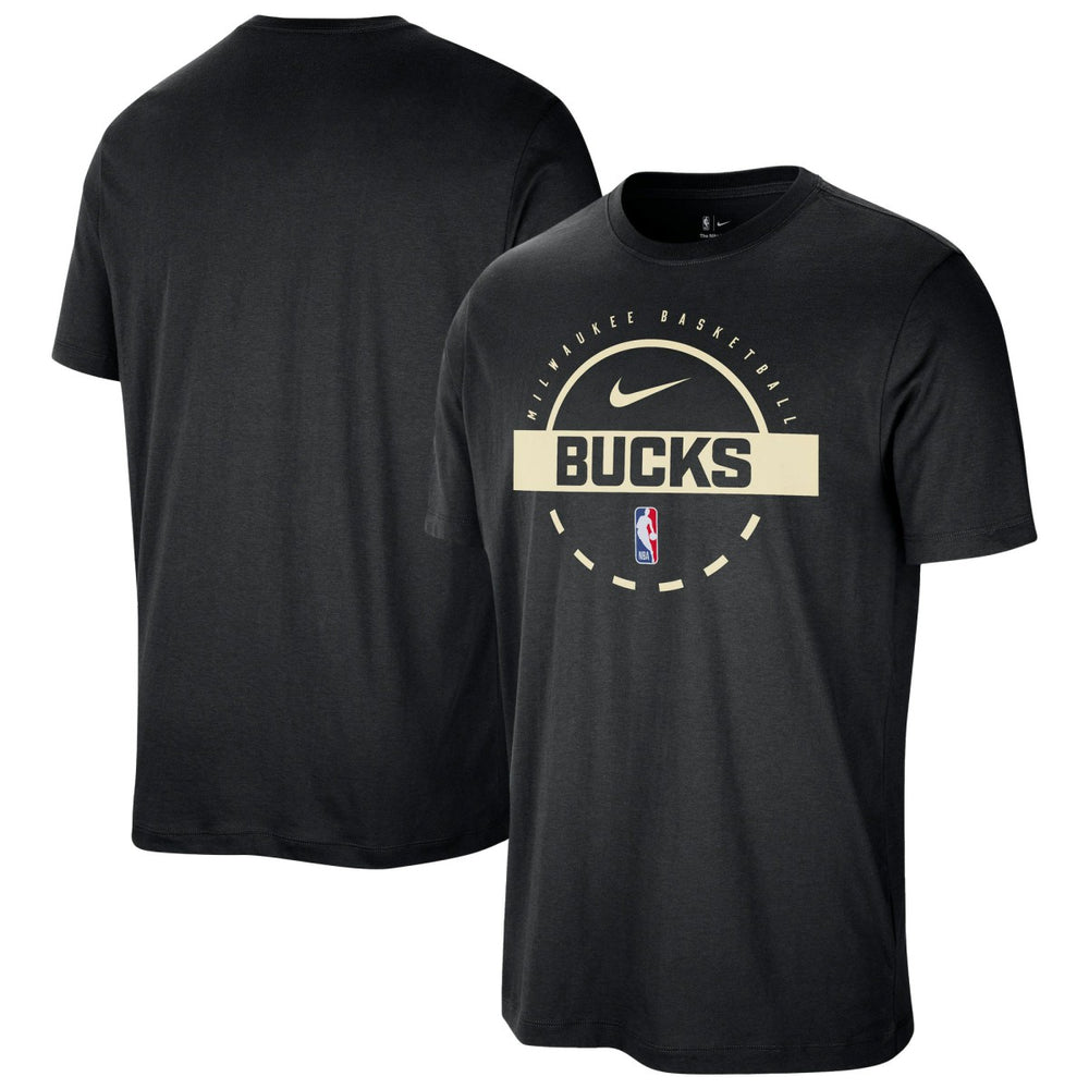 Nike Milwaukee Bucks Authentic Practice T-Shirt Black