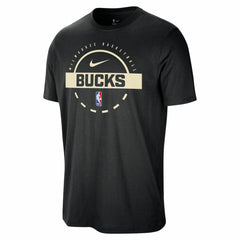 Nike Milwaukee Bucks Authentic Practice T-Shirt Black
