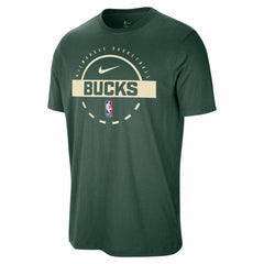 Nike Milwaukee Bucks Authentic Practice T-Shirt Hunter Green