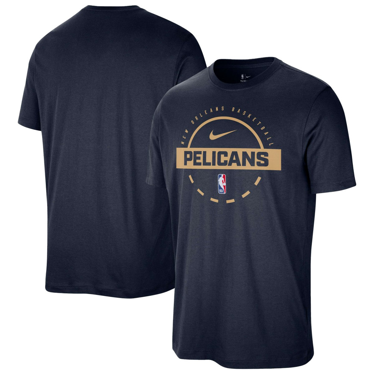 Nike New Orleans Pelicans Authentic Practice T-Shirt Navy