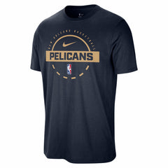 Nike New Orleans Pelicans Authentic Practice T-Shirt Navy