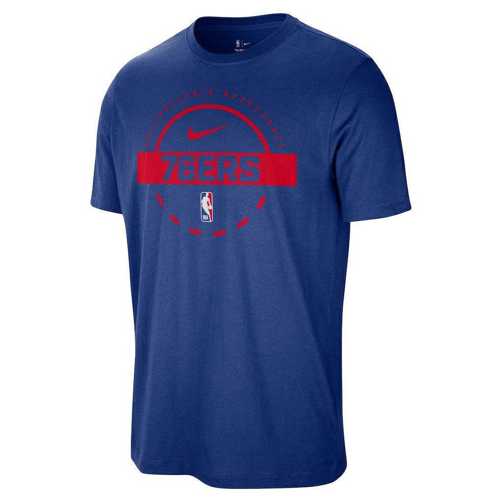 Nike Philadelphia 76ers Authentic Practice T-Shirt Royal