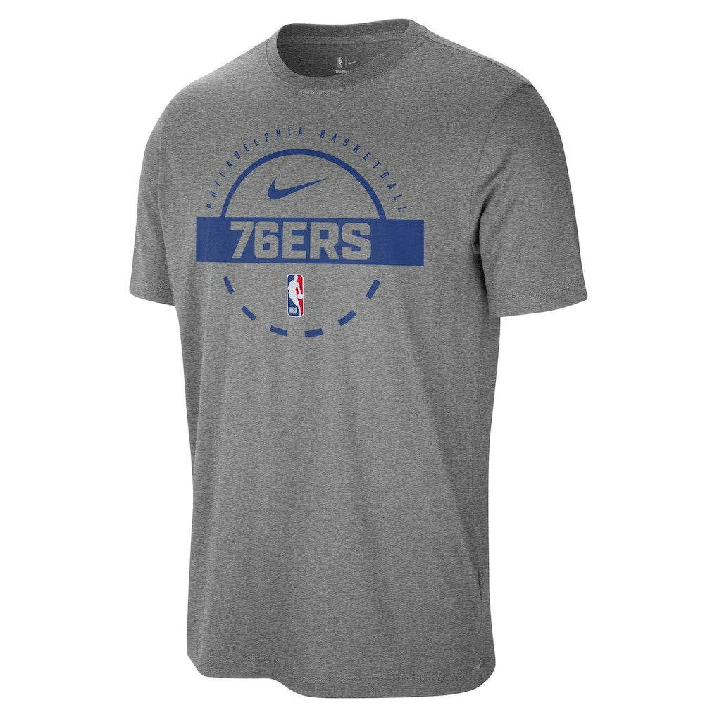 Nike Philadelphia 76ers Authentic Practice T-Shirt Charcoal