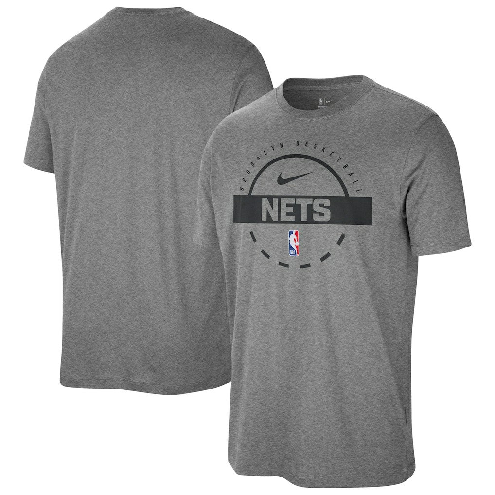 Nike Brooklyn Nets Authentic Practice T-Shirt Charcoal