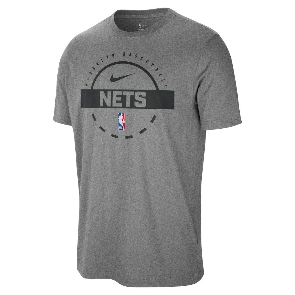 Nike Brooklyn Nets Authentic Practice T-Shirt Charcoal