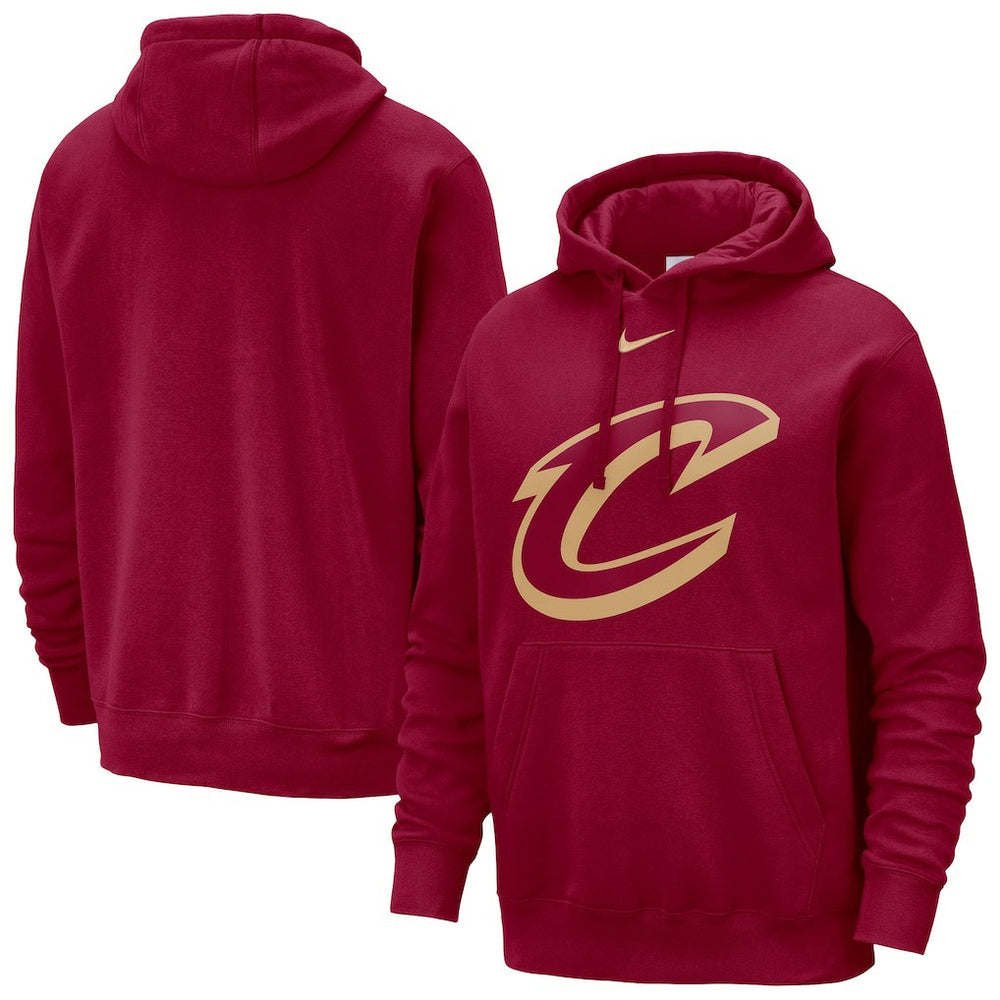 Nike Cleveland Cavaliers Essential Logo Club Pullover Hoodie Wine