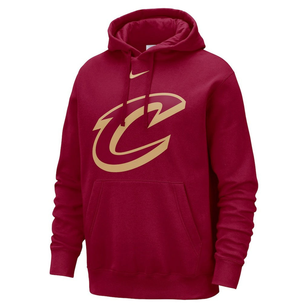 Nike Cleveland Cavaliers Essential Logo Club Pullover Hoodie Wine