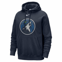 Nike Minnesota Timberwolves Essential Logo Club Pullover Hoodie Navy