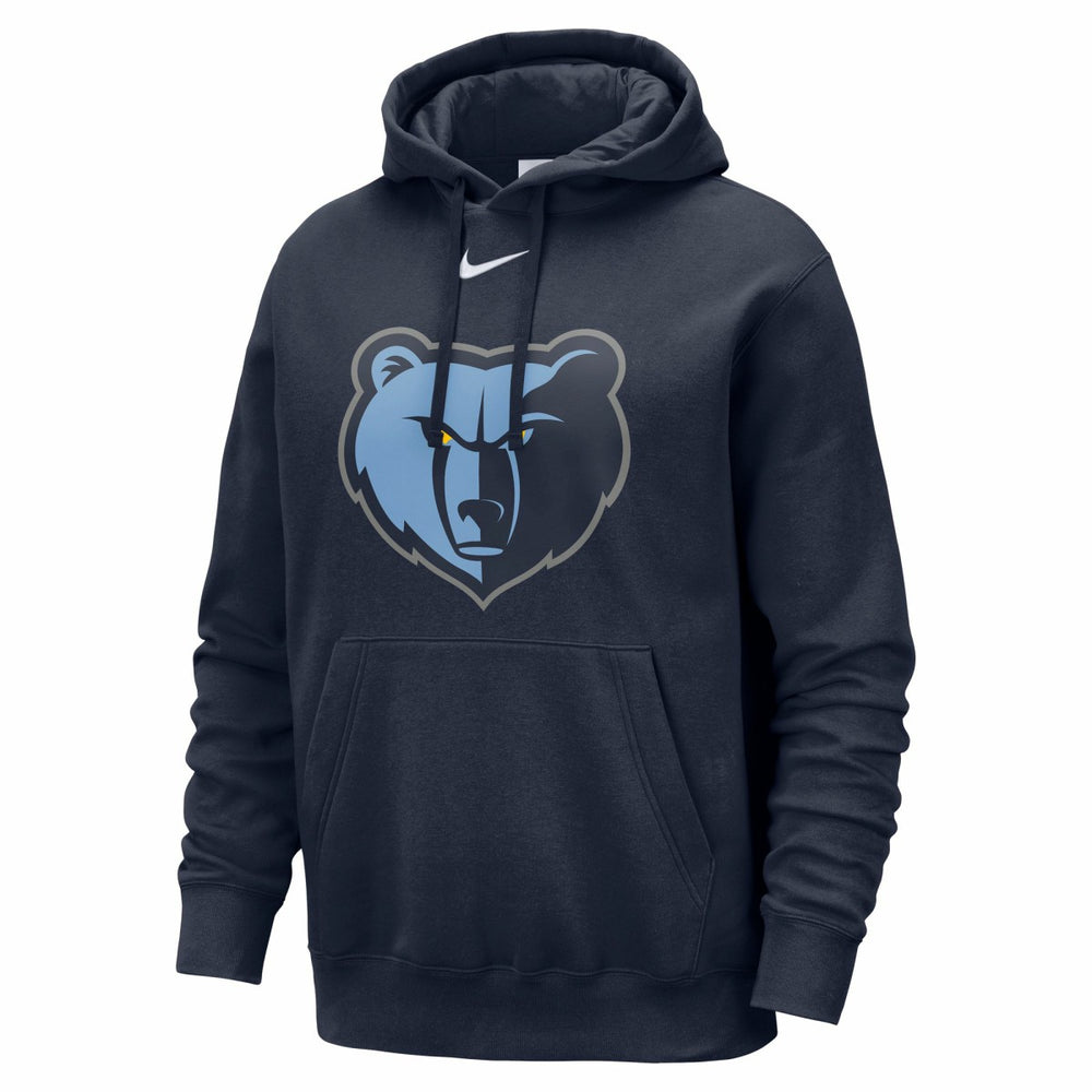 Nike Memphis Grizzlies Essential Logo Club Pullover Hoodie Navy