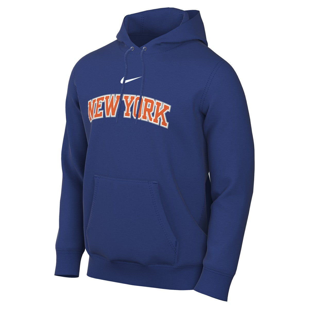 Nike New York Knicks Sportswear Essential Wordmark Club Hoodie Blue