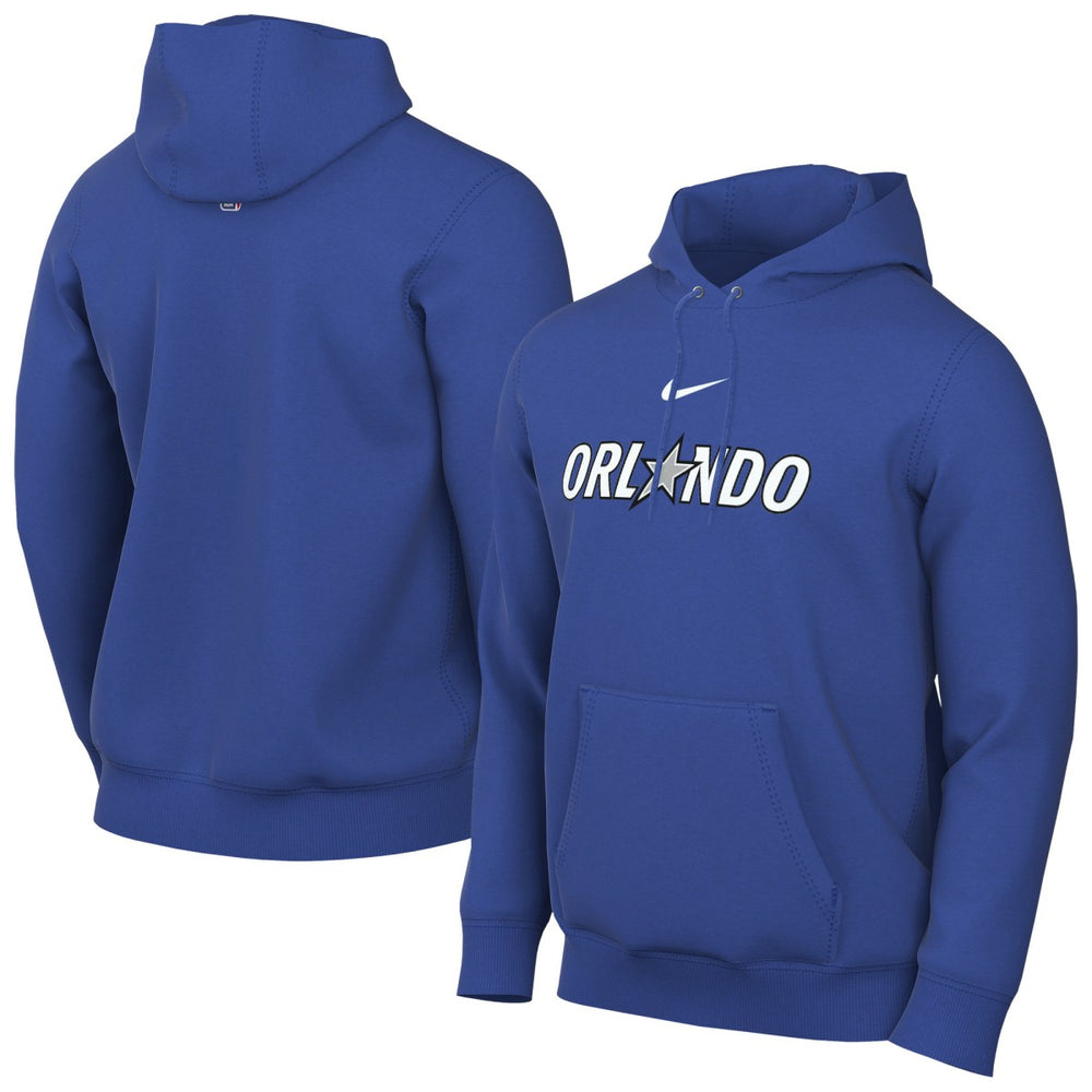 Nike Orlando Magic Sportswear Essential Wordmark Club Hoodie Royal