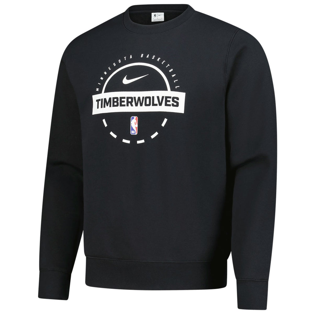 Nike Minnesota Timberwolves 2025/26 Authentic Practice Club Sweatshirt Black