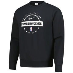 Nike Minnesota Timberwolves 2025/26 Authentic Practice Club Sweatshirt Black