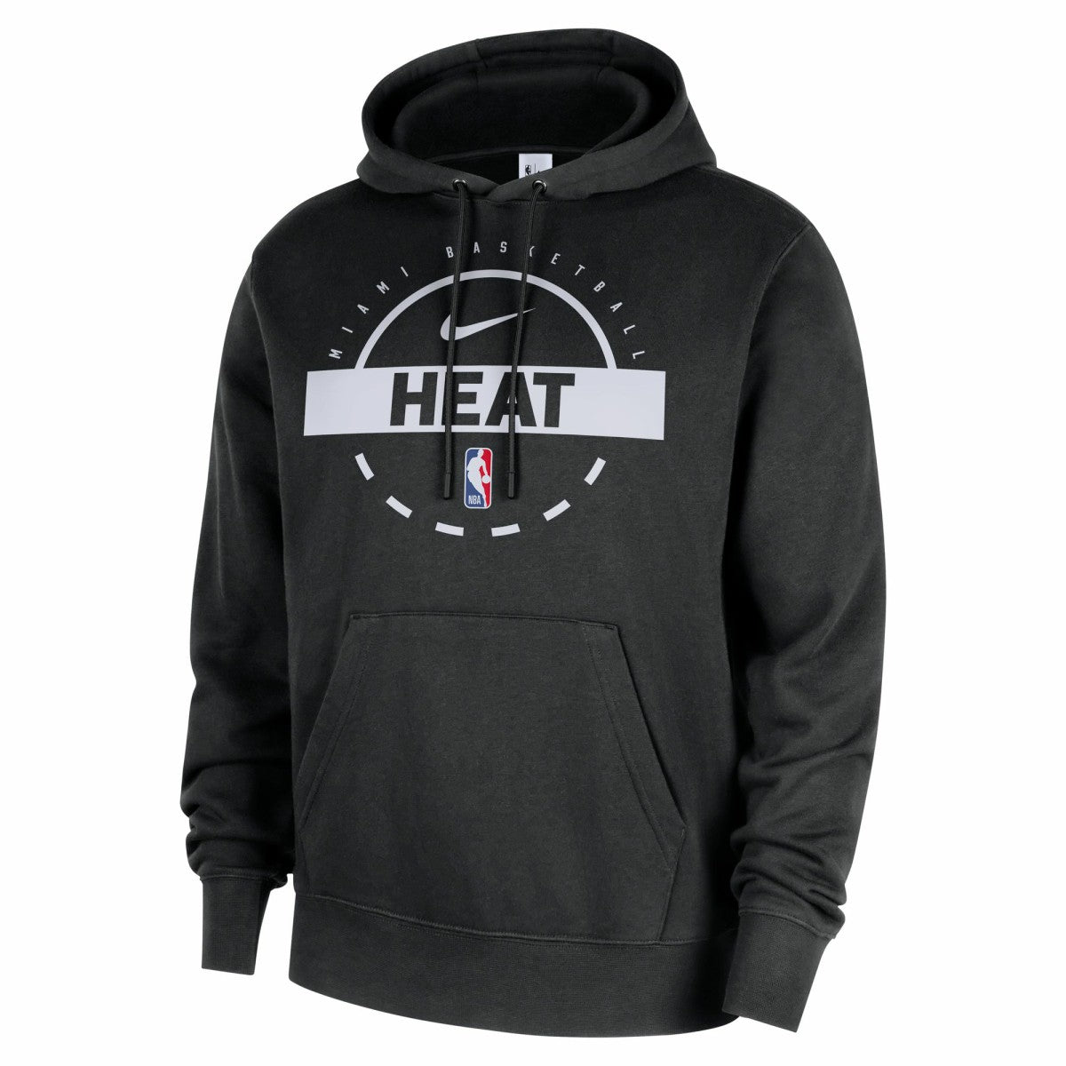 Nike Miami Heat 2025/26 Authentic Practice Club Pullover Hoodie Black