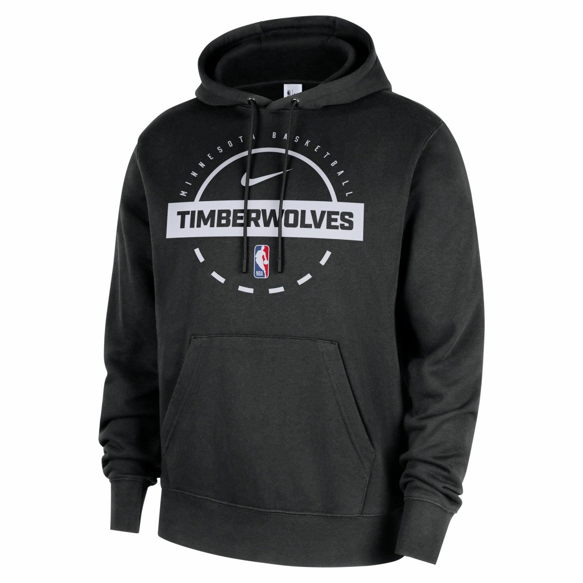 Nike Minnesota Timberwolves 2025/26 Authentic Practice Club Pullover Hoodie Black