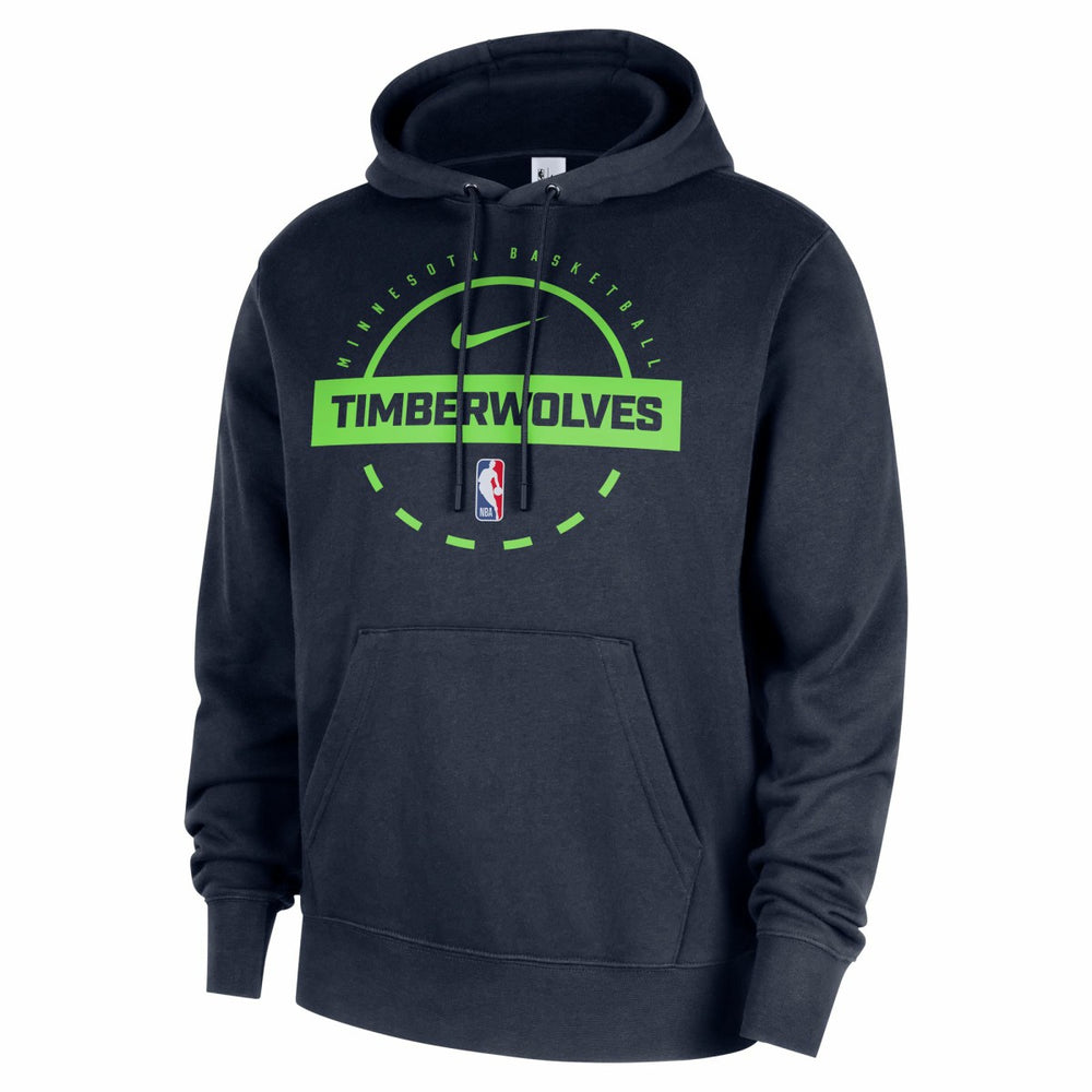 Nike Minnesota Timberwolves 2025/26 Authentic Practice Club Pullover Hoodie Navy