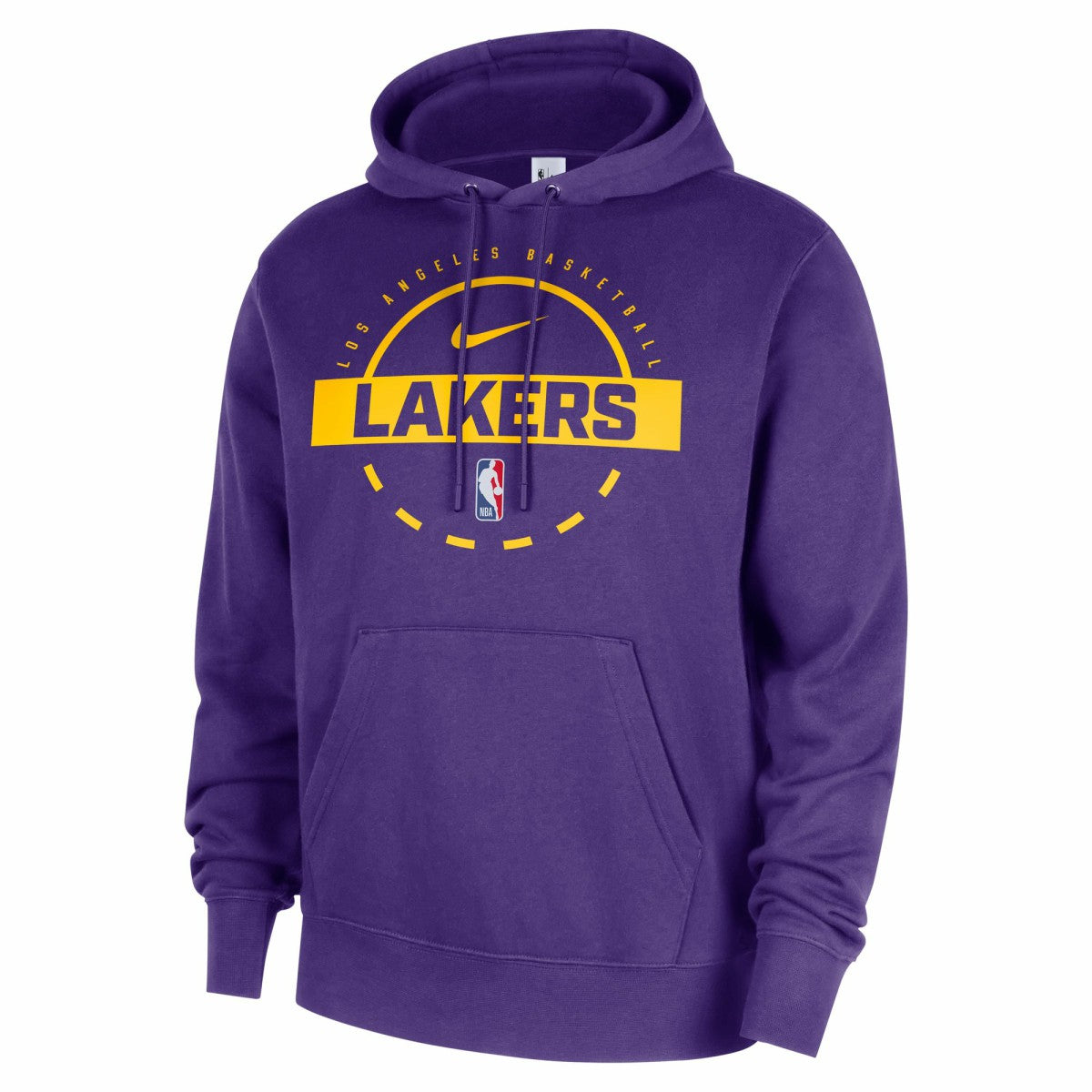 Nike Los Angeles Lakers 2025/26 Authentic Practice Club Pullover Hoodie Purple