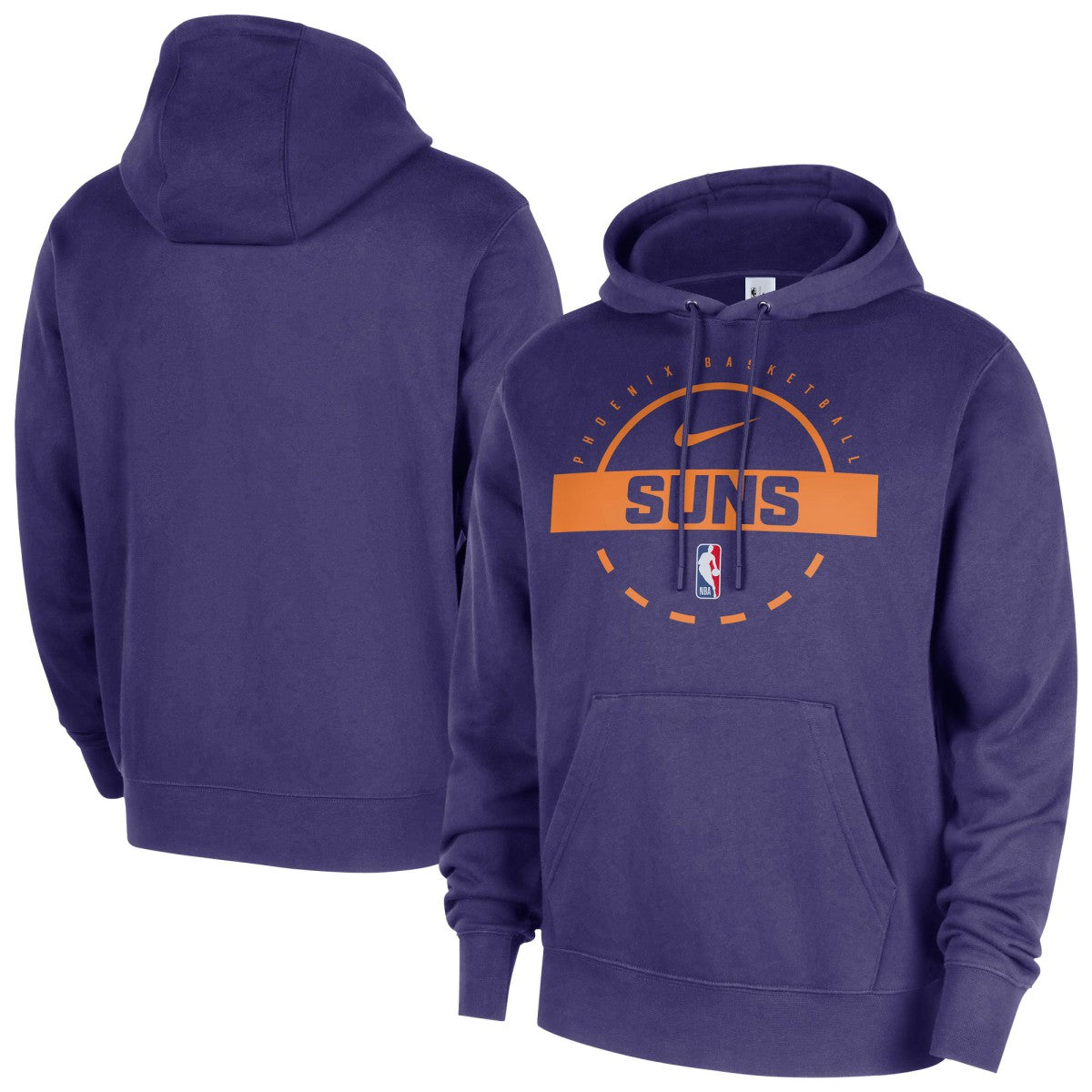 Nike Phoenix Suns 2025/26 Authentic Practice Club Pullover Hoodie Purple