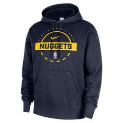Nike Denver Nuggets 2025/26 Authentic Practice Club Pullover Hoodie Navy