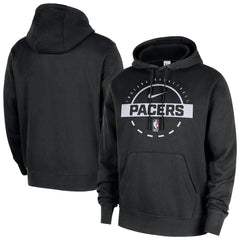Nike Indiana Pacers 2025/26 Authentic Practice Club Pullover Hoodie Black