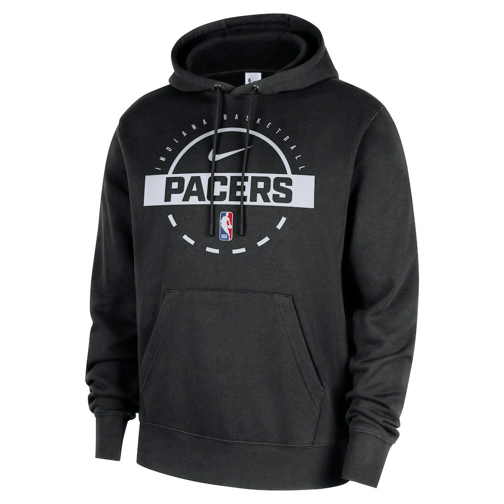 Nike Indiana Pacers 2025/26 Authentic Practice Club Pullover Hoodie Black