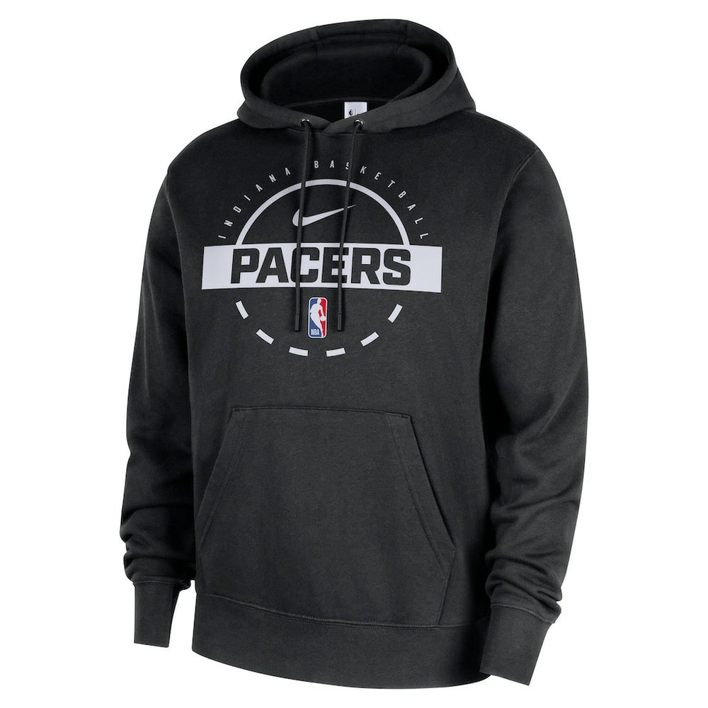 Nike Indiana Pacers 2025/26 Authentic Practice Club Pullover Hoodie Black